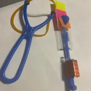 10pcs, Outdoor Flying Luminous Rocket, Flashing LED Lights